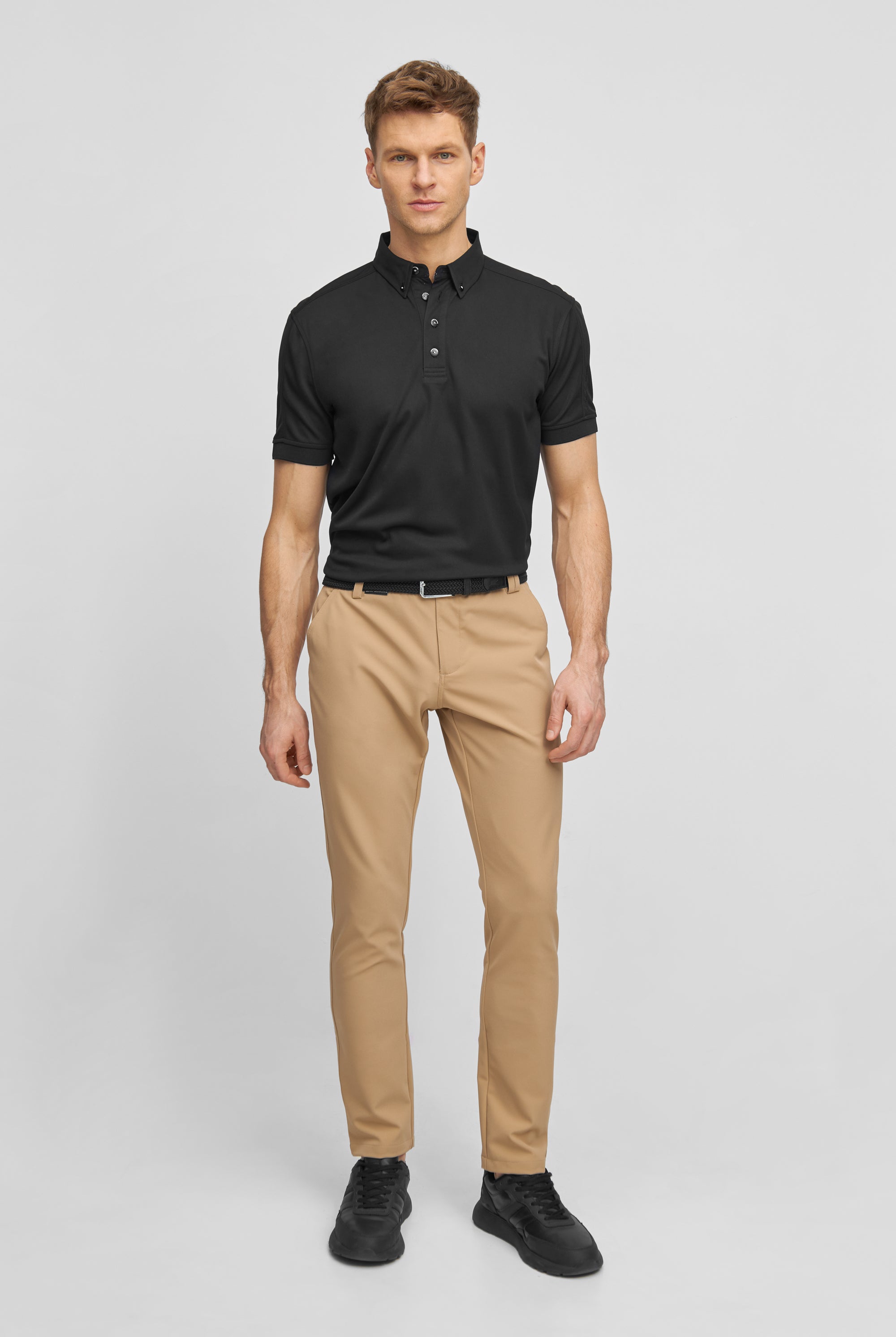 Black Golf Polo Shirt from WHAT BUNKERS.